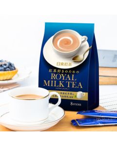 Nitto Black Tea (ROYAL MILK TEA) Imported from Japan Hokkaido Royal Milk Tea Original Flavored Milk Tea Powder Drink 8 Sachets 112g