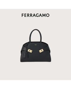 Ferragamo Women's Hug Shoulder Bag 0766758 (Medium) - Gao Yuanyuan Same Style - Gift for Girlfriend