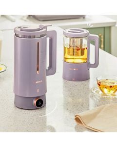 Daewoo Blender Multi-function Mini Soymilk Machine No-filter Noise Reduction Smart Automatic Self-cleaning Juicer with Health Pot [DY-SM02] DJ