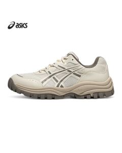 ASICS GEL-CSL02 Unisex Retro Comfortable Casual Sneakers in Cream/Carbon Gray - Size 42.5