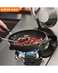 SUPOR SUPOR Non-Stick Smokeless Wok 32cm Frying Pan for Induction Cooker and Gas Stove EC32ZP02
