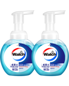 Walex Foaming Hand Wash Healthy Care 225ml×2 Bottles, Home Use Children Antibacterial Disinfecting Bubbles Easy Rinse Hand Protection