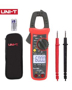 UNI-T UT204+ Digital AC/DC Clamp Meter Clamp-on Ammeter UT204+ (AC/DC 600A + Backlit Screen + Temperature Measurement)