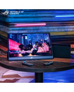 ASUS ROG Portable Gaming Monitor 17.3-inch 240Hz IPS Ultra-Thin Lightweight Portable Screen with Built-in Battery and Stand XG17AHP Mirror 17