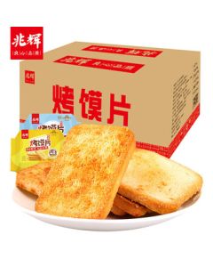 Zhaohui Toasted Bun Slices Multi-Flavor Mixed Bun Slices Shanxi Specialty Snack 38g*28 Pack Mixed Assortment