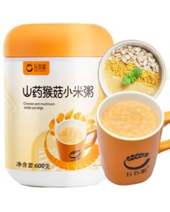 Five Grains Yam and Monkey Head Mushroom Millet Porridge 600g - Nutritious Breakfast, Instant Meal, Gift for New Year