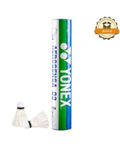 YONEX Badminton Shuttlecock AS03 - Stable and Durable Duck Feather Shuttlecock, Speed 77, Pack of 12