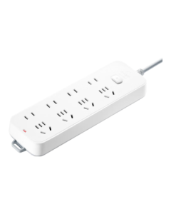 BULL Power Strip/Socket Strip/Extension Cord/Desk Outlet with 3C Certification, 8 Outlets with Master Switch, 1.8m Length, Model GN-B3440 for Home/Dormitory Use