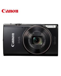 Canon IXUS 285 HS Digital Camera Compact Camera Black 20.2MP 12x Optical Zoom (Includes 32GB Card + Camera Case + Card Reader)