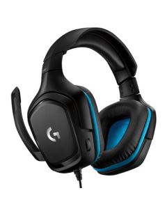 Logitech G431 Over-Ear Gaming Headset with 7.1 Surround Sound, Noise-Cancelling Microphone for PC, Apex Legends, FPS Positional Audio