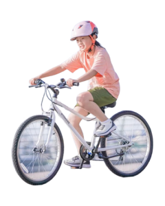 Decathlon Kids Bicycle for Boys and Girls, 24-Inch Single-Speed Hybrid Bike for Teens - 5493775