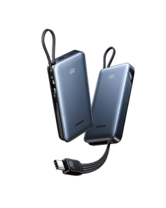 UGREEN [3C Certified Flight-Approved] iPhone 17 Power Bank with Built-in Dual Cables, 20000mAh 30W Fast Charging, High-Capacity Portable Charger for iPhone 16, Xiaomi, Huawei