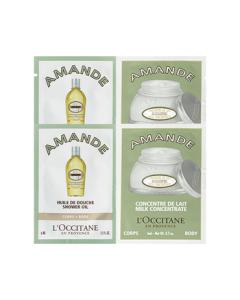 L'Occitane [Get ¥15 Coupon] Cleansing & Hydrating Trial Kit (Shower Oil 6ml*2 + Body Lotion 6ml*2)