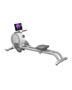 Lijiujia Rowing Machine for Home Use, Smart Adjustable Resistance Magnetic Rowing Machine for Indoor Aerobic and Anaerobic Workouts, White Dolphin H300