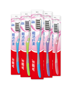 Colgate Extra Soft Charcoal Bristle Toothbrush 5-Pack, Ultra-Fine Soft Bristles, Deep Cleaning, JD Self-Operated