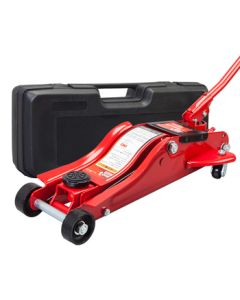 BIG RED Horizontal Hydraulic Jack 2.5 Ton Low Profile Car Repair Tool for Cars, SUVs, and Vans with Plastic Case for Tire Changing