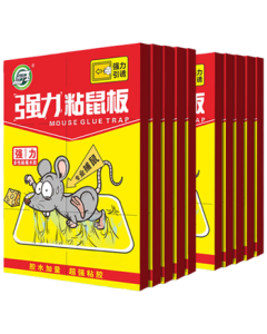 Kun Ning Wang Ultra-Sticky Mouse Glue Traps – Powerful Mouse Catcher, Rat Killer, and Rodent Repellent for Home Use, Large Size and Extra Thick