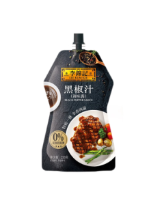 Lee Kum Kee Black Pepper Sauce 230g Squeeze Bottle, No Preservatives Added, Pepper Steak Pasta Sauce