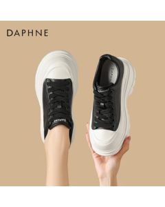 Daphne Women's Casual Shoes Platform Sneakers Versatile Chunky Sole Sports Shoes 4024404068 Black 39