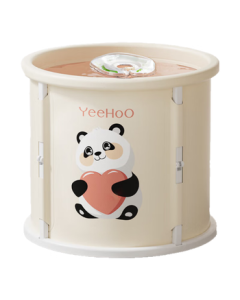 YEEHOO Baby Bath Tub, Infant Swimming Pool, Foldable Bathtub for Home Use, Large Sit-in Bathing Tub for Babies