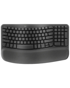 Logitech WAVE KEYS Commercial Edition Enterprise-Grade Wireless Ergonomic Keyboard with Bluetooth for Office, Laptop, and Desktop, Includes Bolt Receiver [Group Order Discount]