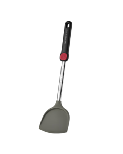 Cooker King Silicone Spatula for Non-Stick Pans, Woks, Frying Pans, and Skillets – Heat Resistant with Comfortable Grip