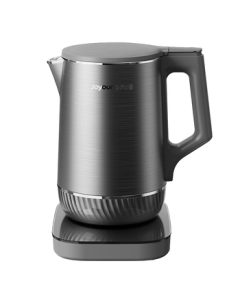 Joyoung U-Bottom No-Dead-Spot Electric Kettle with 6-Temperature Control Touch Panel, 316L Stainless Steel Seamless Glue-Free Water Kettle, Model 17WU2W