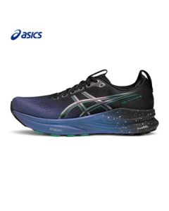 ASICS Men's Stability Running Shoes GEL-KAYANO 32 PLATINUM Black/Green 43.5