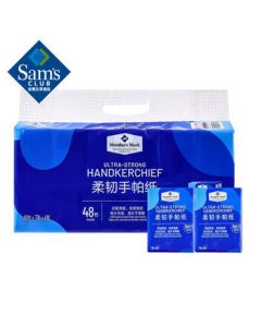 Flexible Paper Handkerchiefs 48 Packs*7 Sheets*4 Ply 4 Ply 7 Sheets*48 Packs