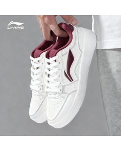 Li-Ning Men's Casual Sneakers 2025 Spring/Autumn New Breathable White Shoes Classic Versatile Men's Athletic Footwear