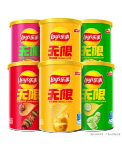 Lay's Stax Potato Chips Mixed Flavors 40g*6 Cans PepsiCo Food