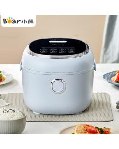 Bear DFB-P30R3 Rice Cooker, 3L Multi-functional Smart Mini Rice Steamer with Preset Timer for 2-3 People