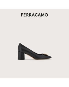 Ferragamo Women's Black High Heels 0779503_1D _ 80