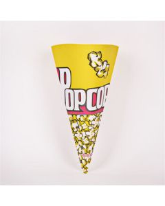 Pabe Disposable Popcorn Paper Bags 1000pcs/Pack Pointed Bottom Popcorn Bags Chicken Popcorn Bags