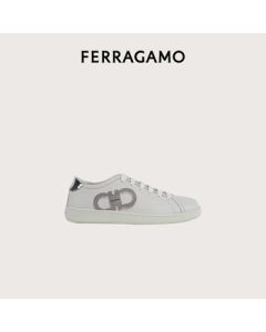 Ferragamo Women's White Sneakers 0780983_M _ 45 Gift for Girlfriend