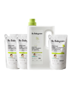 babycare Baby Laundry Detergent, Alcohol-Free, Enzyme-Powered Stain Remover for Infants and Children (3.3L Combo Pack)