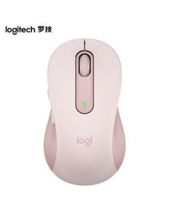 Logitech M650 Wireless Bluetooth Mouse - Silent and Smart Office Mouse, Compatible with Mac, iPad, and Small to Medium Hands, Pink
