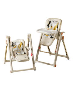 BeBeMorning Baby High Chair - Versatile Convertible Foldable Rocking Chair with Dining Table, Lightweight Home Use