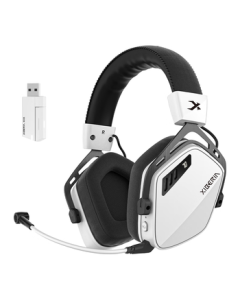XIBERIA K03S Advanced Edition Quad-Mode Wireless Gaming Headset with Delta FPS Sound Localization Panda White