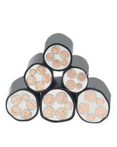 Panyu Wuyang YJV Copper Core Cable 4 Square Millimeters Genuine National Standard Wire with Inspection Option 4-Core 16 + 1-Core 10 Square Millimeters/Meter