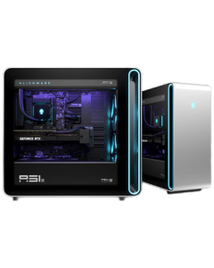 Alienware Area-51 High-End Gaming Desktop (Ultra 9 64GB 2TB RTX5080) Stellar Silver Water-Cooled Black Myth 80L AI Graphics Station