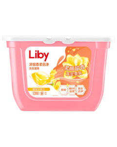 Liby Laundry Detergent Pods, 52 Count, Freesia Scented, Single Chamber, Long-Lasting Fragrance, Concentrated Laundry Liquid, Fast-Dissolving Quick Wash
