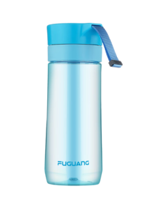 Fuguang Outdoor Travel Sports Water Bottle for Men & Women, Plastic Tea Cup with Strainer, Portable Student Cup, Shatterproof, 500ml
