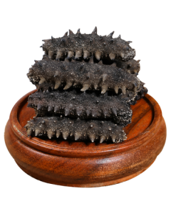 Huangchun Dalian Premium Dried Sea Cucumber 50g, 6-10 Pieces, Royal Grade, Wild Liaoning Spiny Sea Cucumber, Specialty Simple Packaging