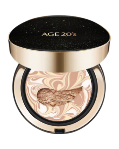 Aekyung Age20's Starry Black Cushion BB Cream SPF50+ No.21 Ivory 14g*2, Base Makeup Primer with Sunscreen