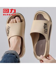 Warrior Sports Sandals for Men - Indoor/Outdoor Bathroom Non-Slip Cushioned Thick-Soled Flip-Flops HL39651 Khaki Size 42-43