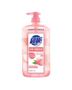 Powerful 1kg White Peach Soda Dishwashing Detergent - Quick Oil Removal, Effortless Cleaning, Fresh White Peach Scent