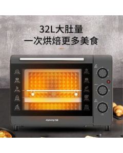 Joyoung Home Steam and Bake Oven, 32L Large Capacity Electric Oven for Baking Cakes with Precise Temperature Control, Model KX32-J12