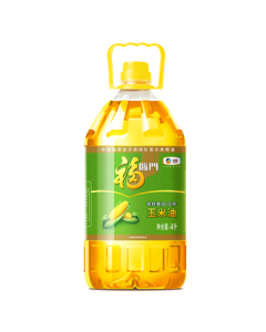 Fortune Cooking Oil Non-GMO Pressed Corn Oil 4L Produced by COFCO (Rich in Plant Sterols)