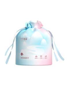 October Crystal Disposable Facial Towels, Makeup Cotton Pads for Dry and Wet Use, Skin-Friendly Cleansing Roll Towels, Thickened 80 Sheets